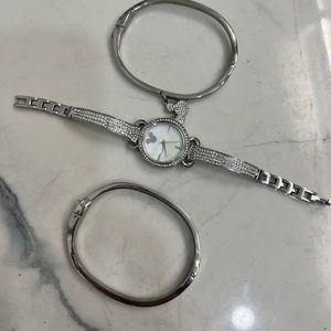 Disney stainless watch set